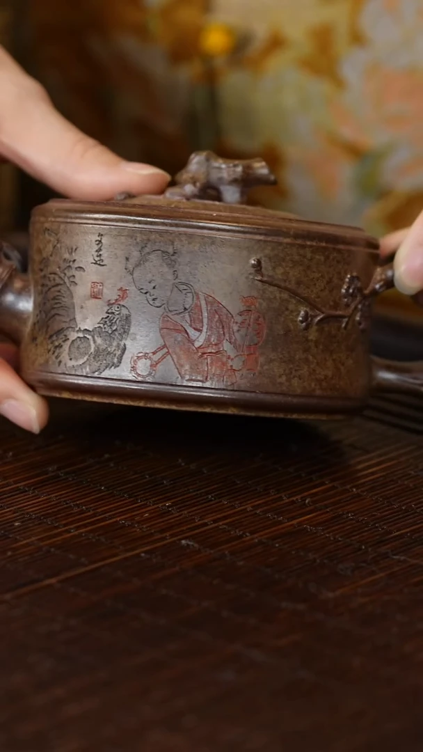 茶壶紫砂宜兴紫砂壶xl 099