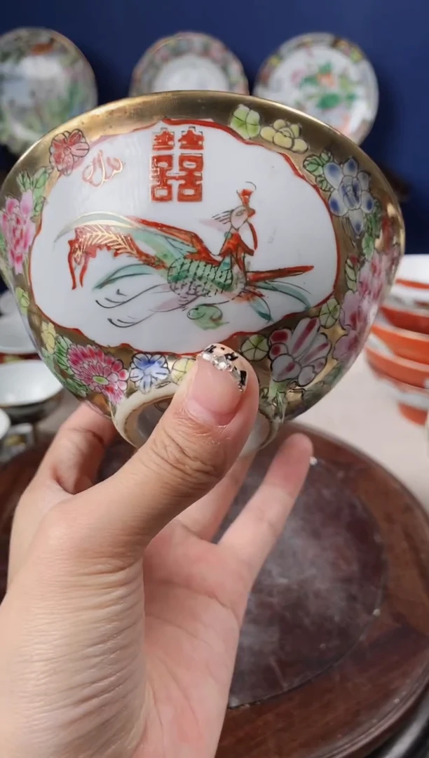 瓷片微瑕景德镇窑厂瓷摆件单件