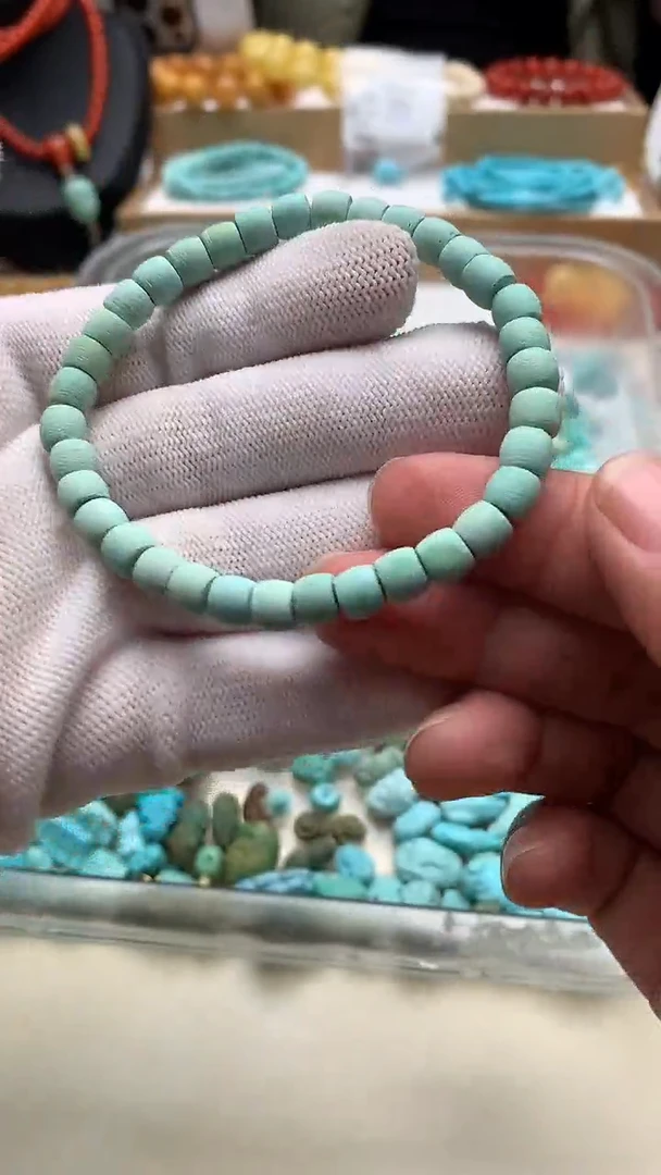 未镶嵌绿松石项链1560