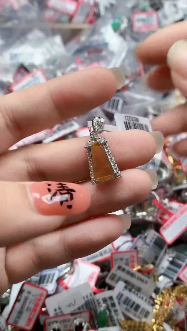 银S925镶嵌戒指翡翠天然A货缅甸翡翠