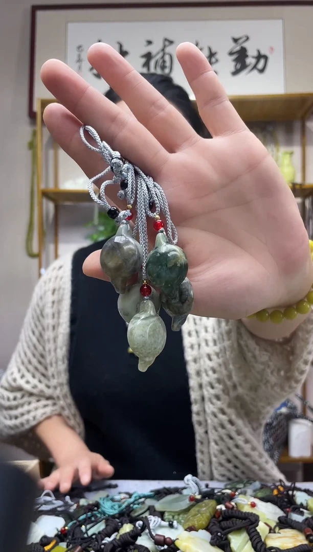 未镶嵌岫玉吊坠多样性发货*拍一发一