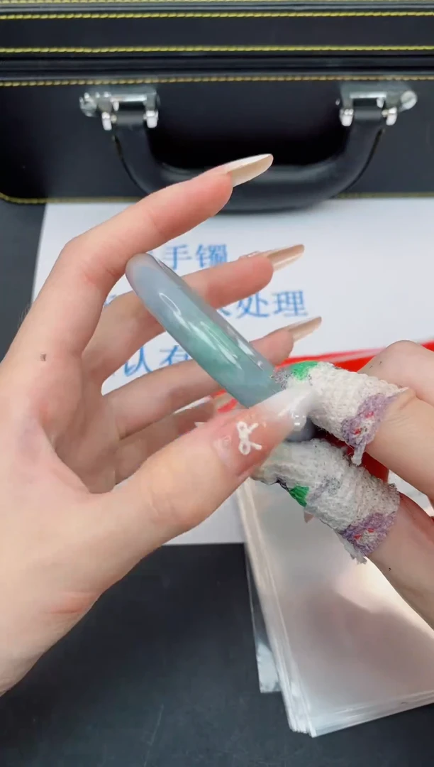 未镶嵌手镯翡翠有瑕疵NO退换-230