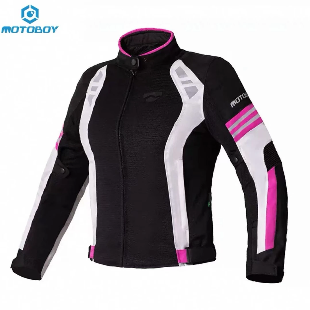 motoboy摩托车骑行服女赛车机车服女四季防摔防水女士骑行服J69