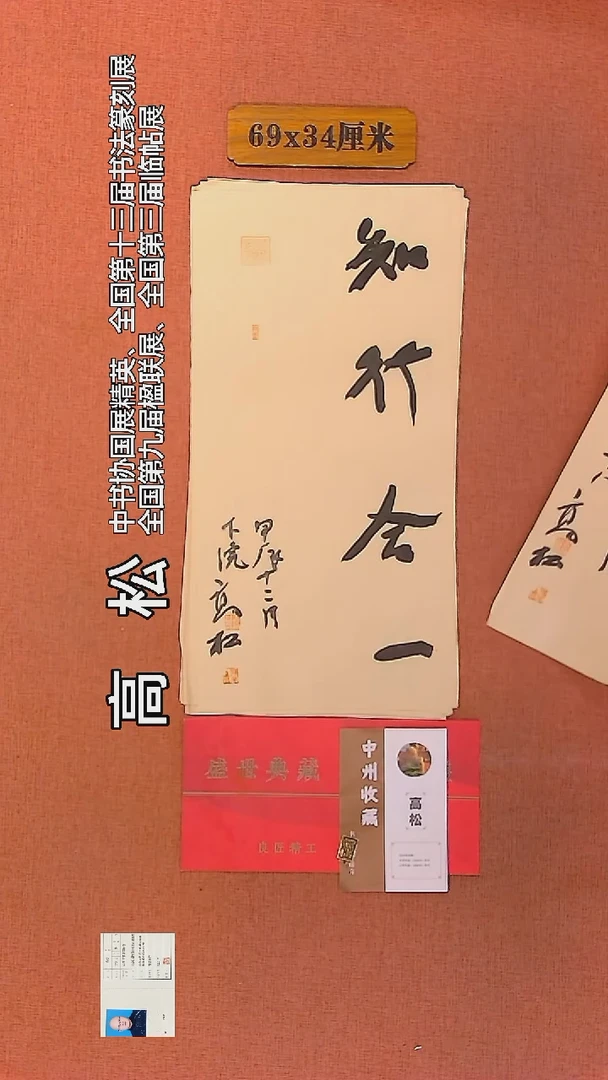 【闪购商品】书法169      高松老师作品