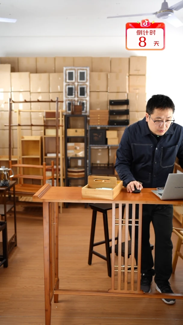 竹提篮盒子收纳盒