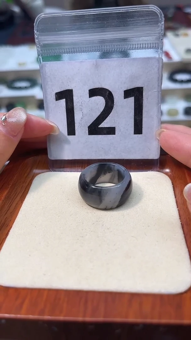 【闪购商品】和田玉戒指未镶嵌港码18号，内径18.3mm