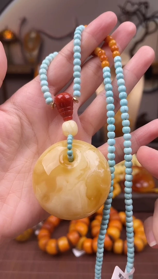 裸石琥珀未镶嵌首饰 假1赔4（多样性发货1件