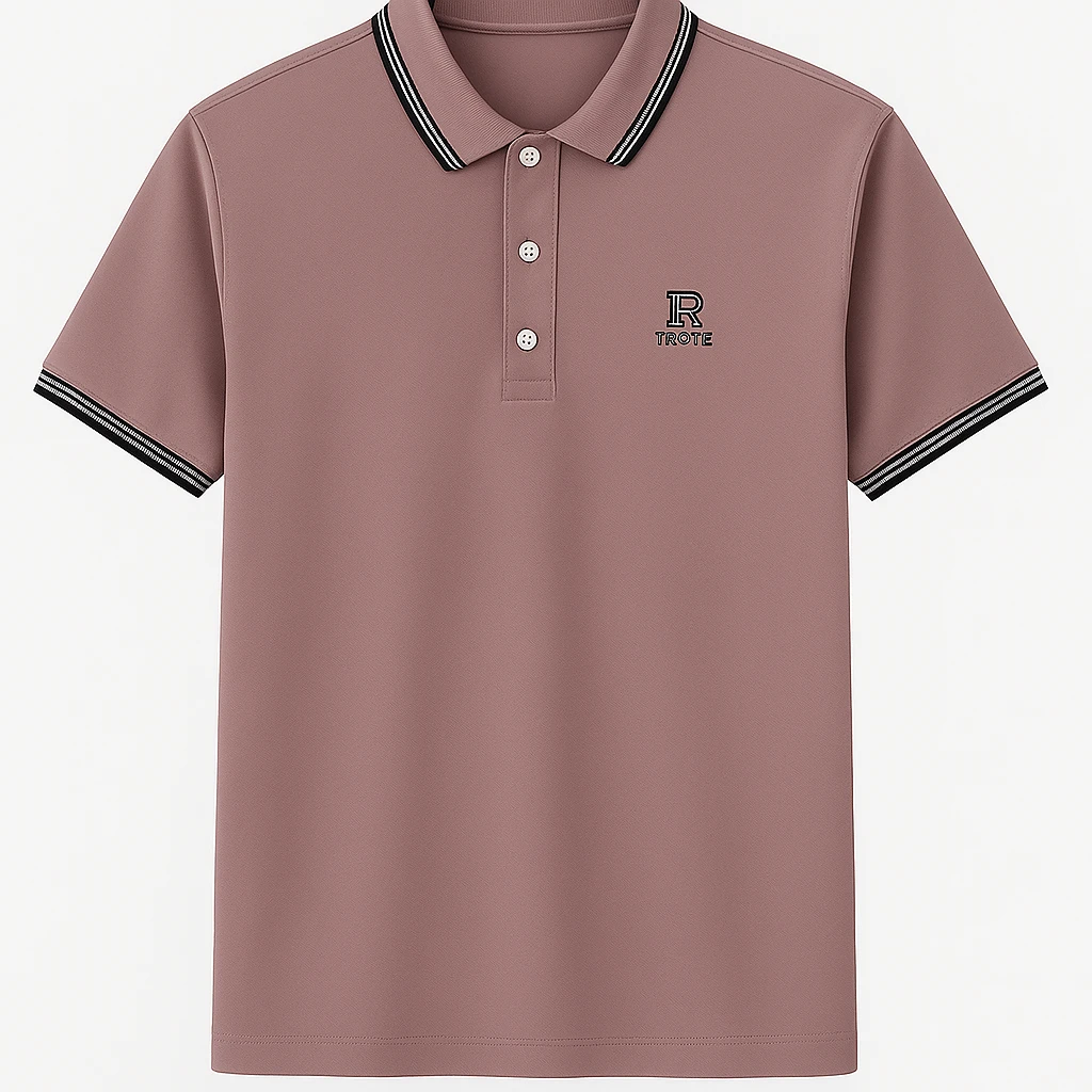 夏季男士高端质感翻领POLO衫简约轻商务百搭休闲男装902