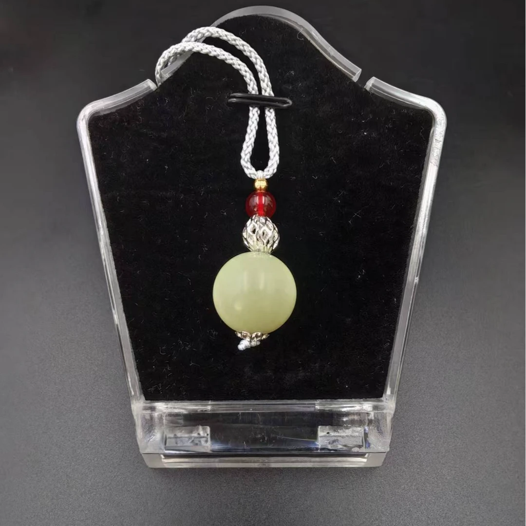 岫玉转运珠吊坠多样性发一个