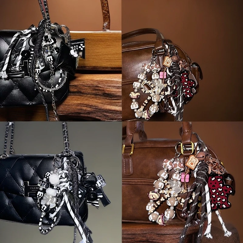 泡泡玛特萌粒【miu里miu气包挂】diy极繁系可爱风饰品