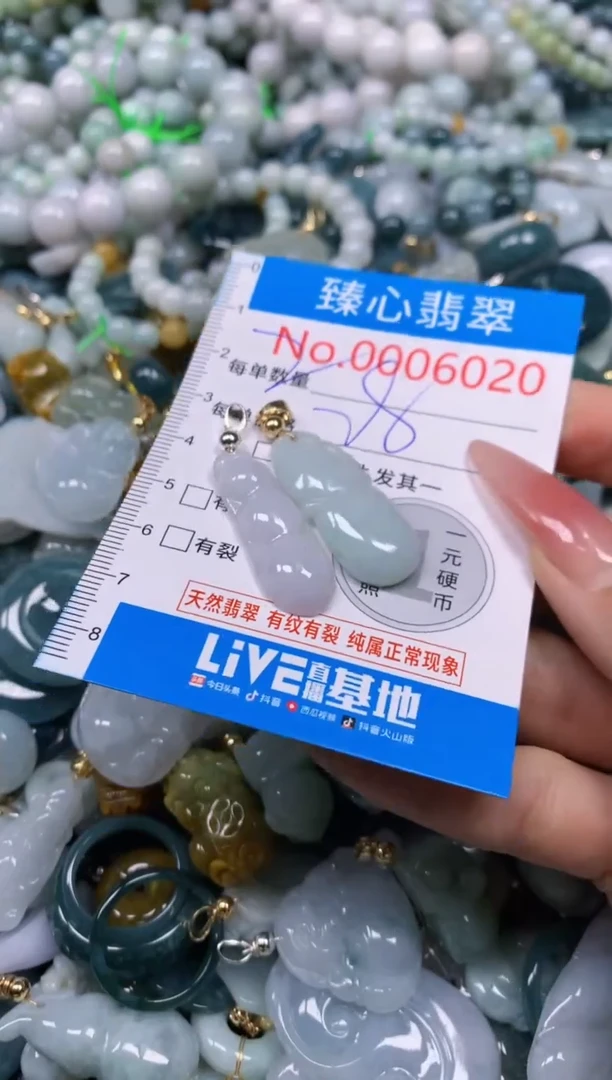 【闪购商品】翡翠颈饰未镶嵌含绳0006020