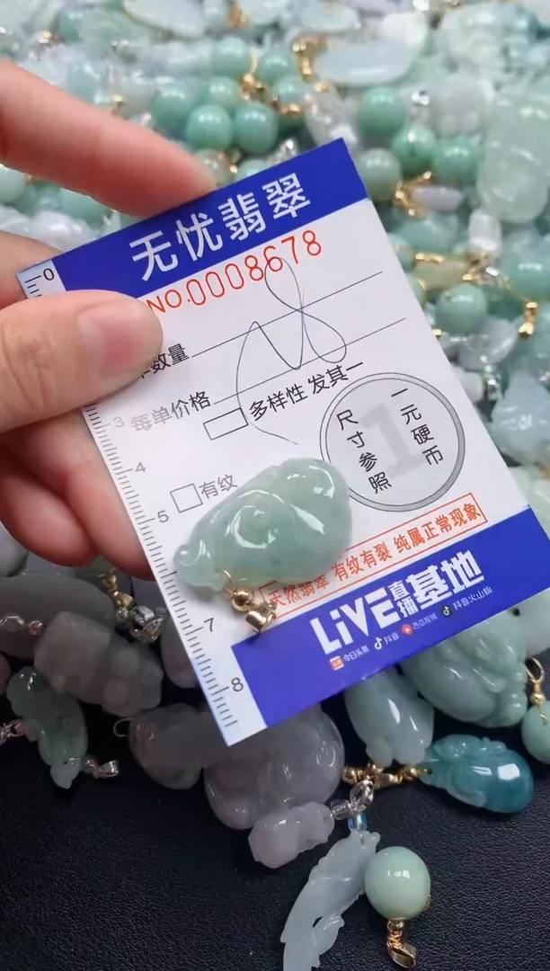颈饰未镶嵌翡翠8678