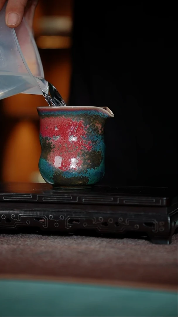 221-1随行公道杯（炉钧釉）