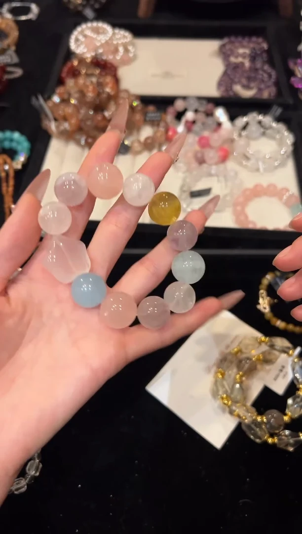 未镶嵌手串水晶多宝手串