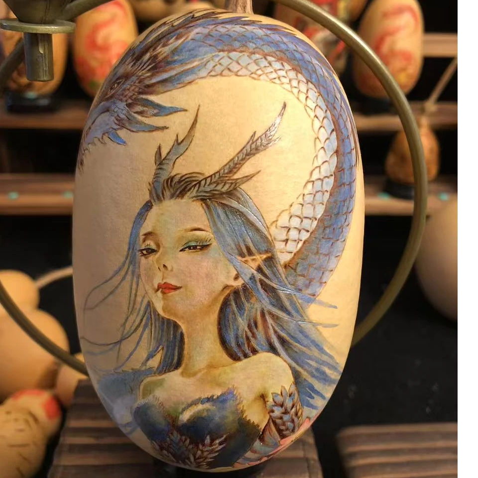 葫芦烙画熬闰，手工制作完美主义者慎拍