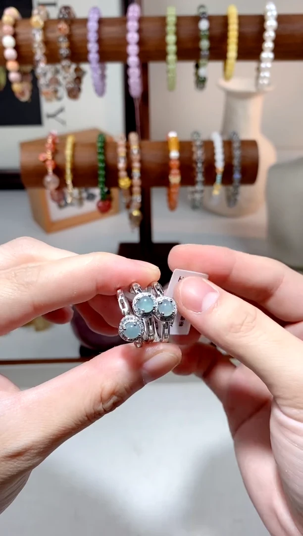 【闪购商品】水晶手链银S925镶嵌多样性发一