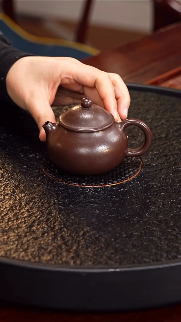 茶壶紫砂XH 文旦5 老紫泥 130毫升