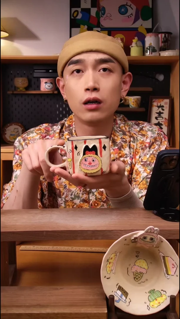 碗景德镇可爱设计师款陶瓷