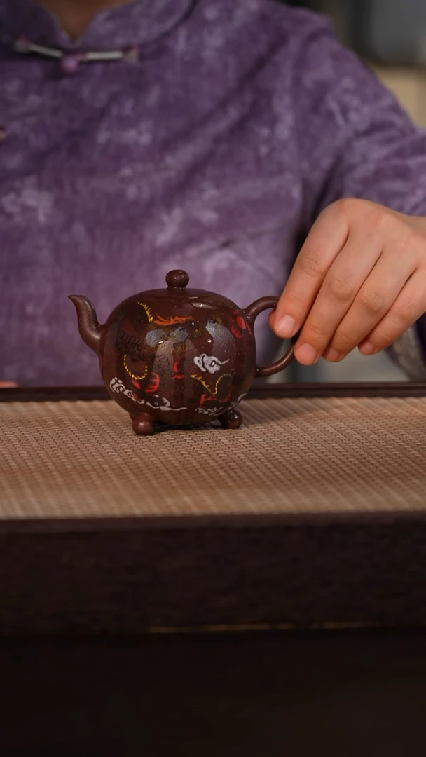 茶壶紫砂白银砂 200cc