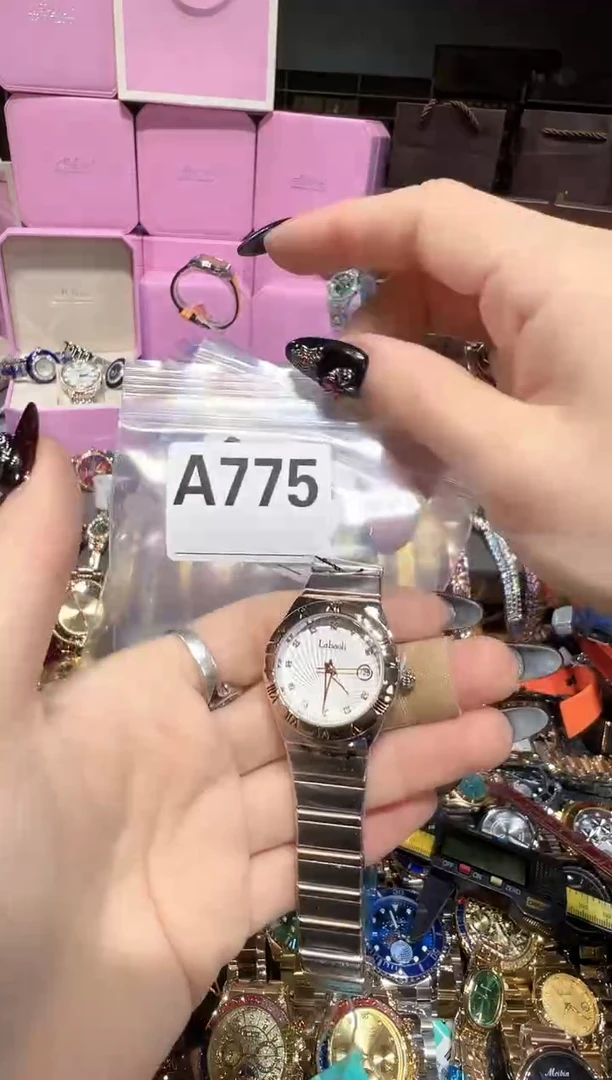 石英机芯不锈钢不锈钢直播定闪专用