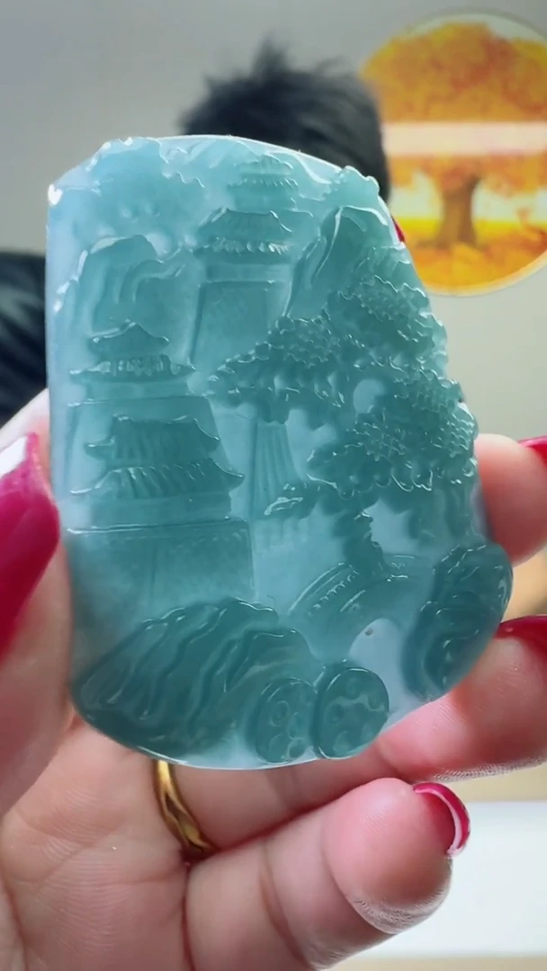颈饰未镶嵌翡翠天然A货翡翠  多样性随机发其一