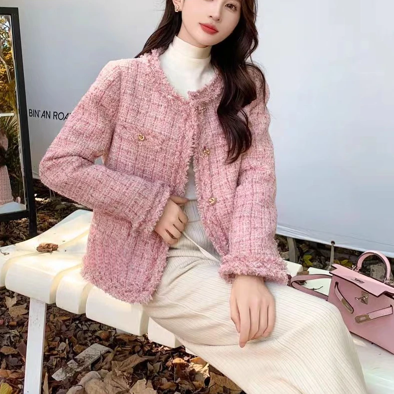 【当天发+运费险】春秋内胆小香风法式高级感外套设计感Q913