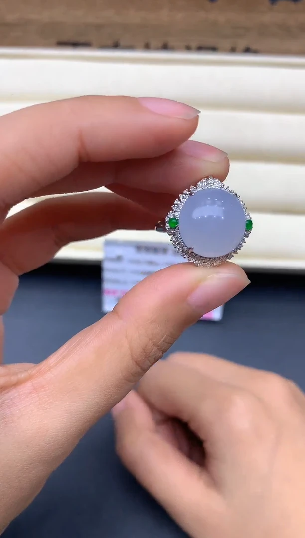 【闪购商品】翡翠戒指18K金镶嵌313-中国好珍宝