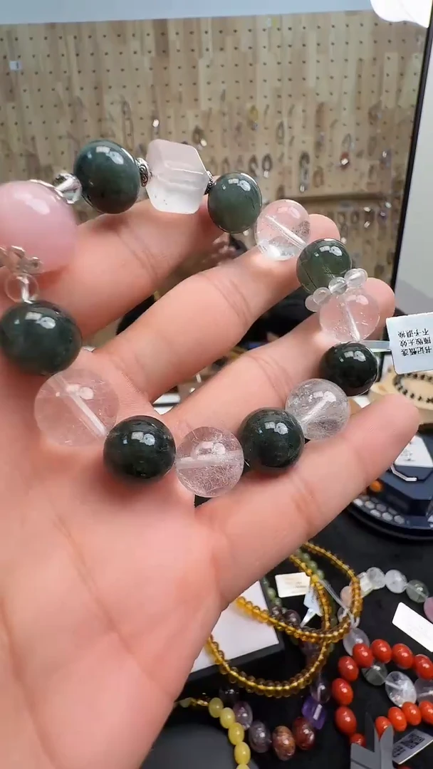 未镶嵌手链水晶村0514 约13mm