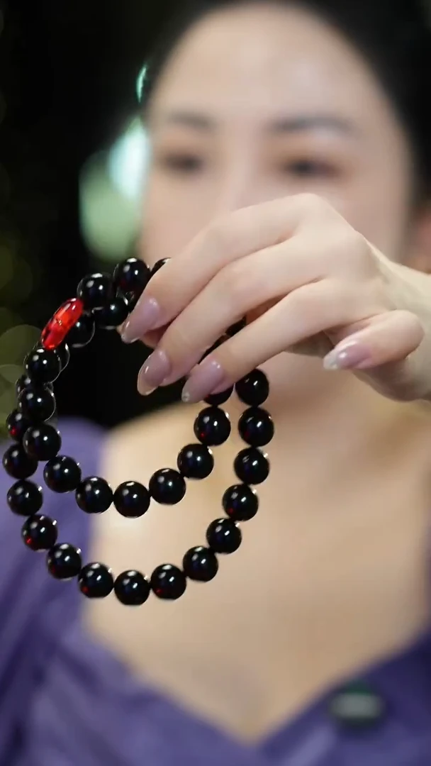 琥珀项链未镶嵌翳珀妈妈链12mm