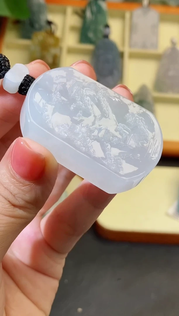 翡翠未镶嵌颈饰缅甸天然货翡翠
