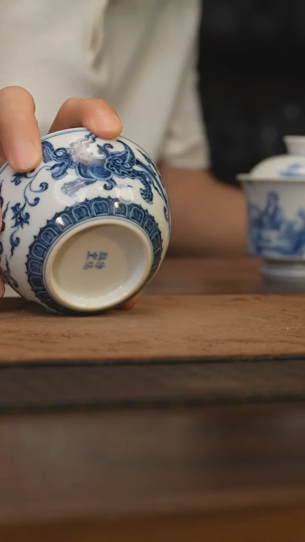 瓷片柴窑青花破价福利