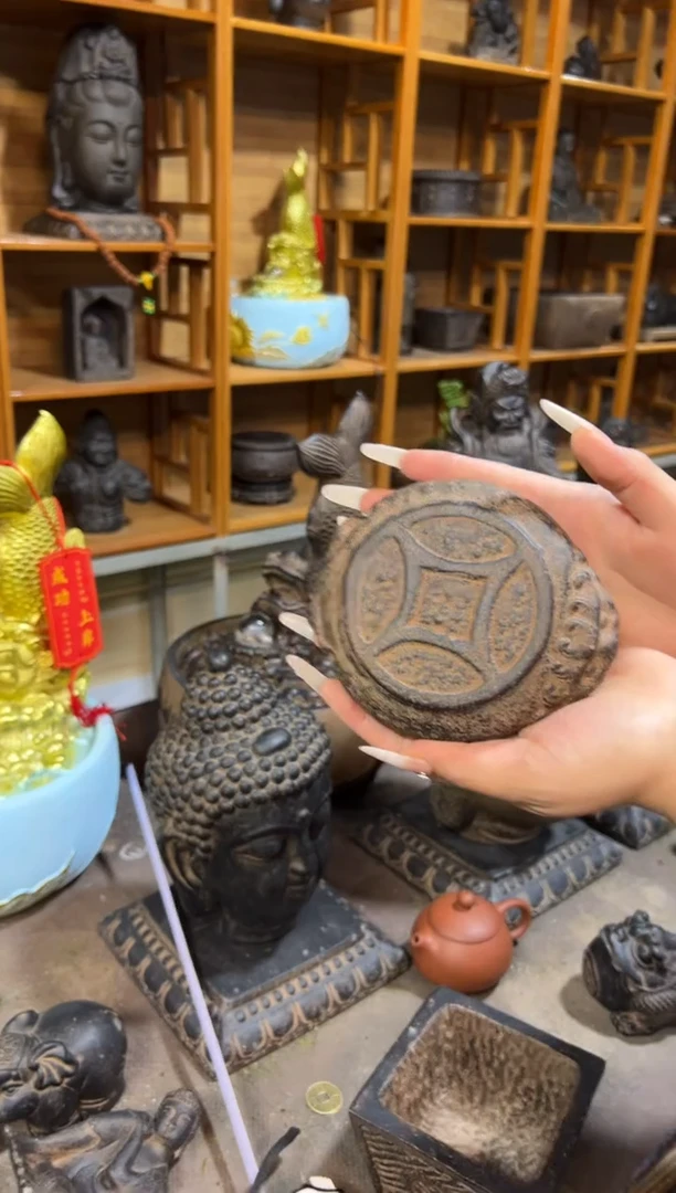 陶土【火山泥】金蟾小底座