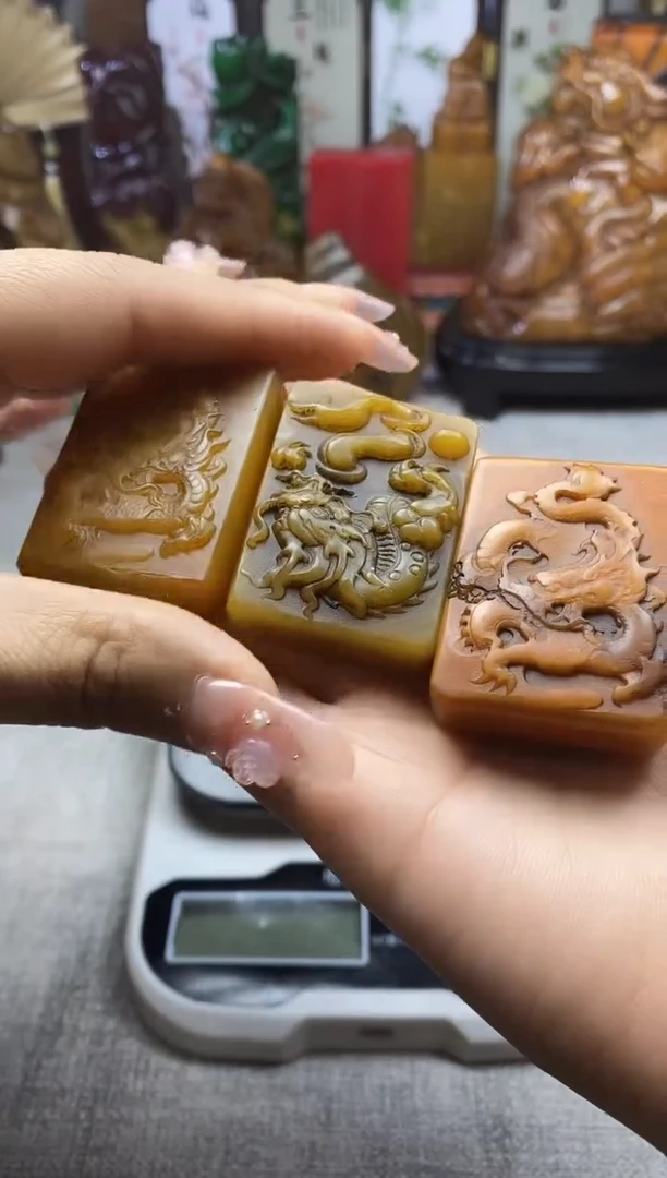 寿山石印石纯天然石料（一单一个，内容随机发）