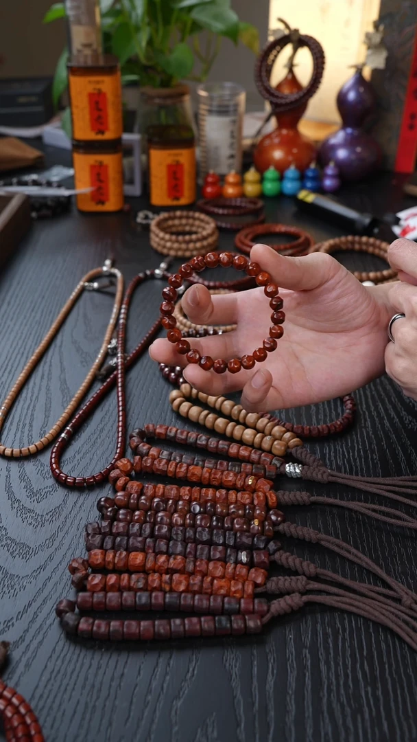 檀香紫檀（小叶紫檀）手串/手链奶酪无相