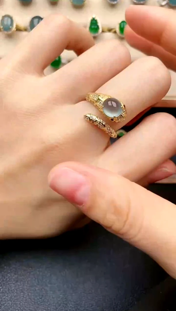 【闪购商品】翡翠戒指银S925镶嵌.....