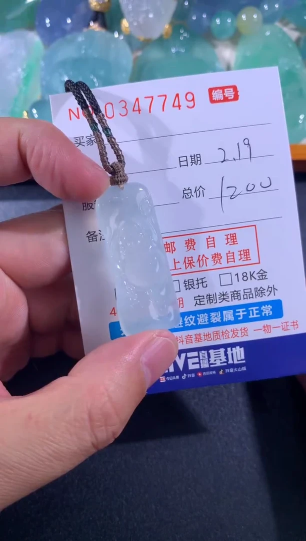 【闪购商品】翡翠颈饰未镶嵌天然A货翡翠