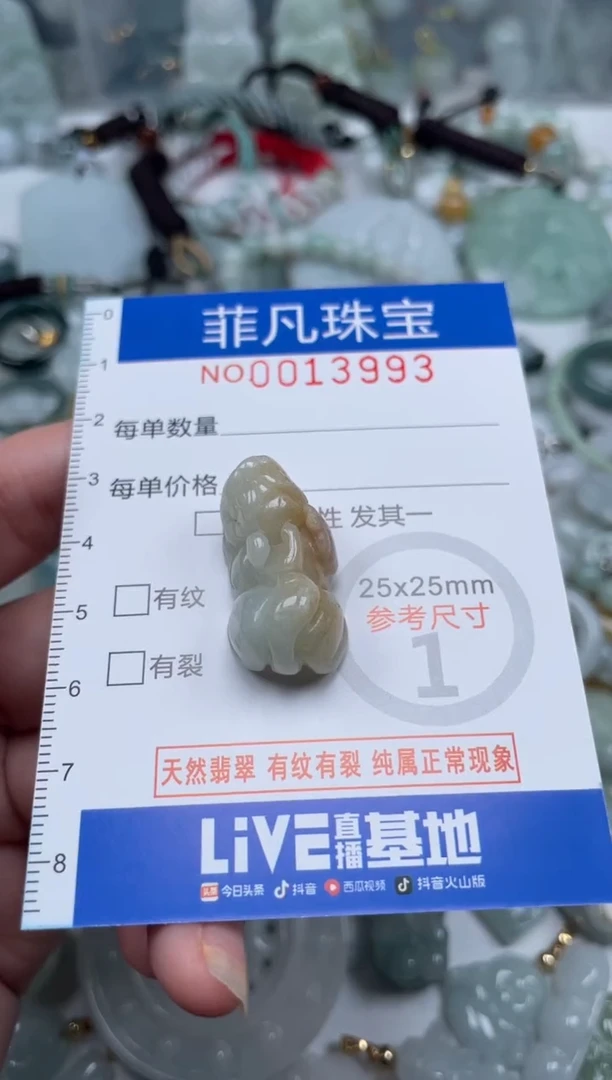 颈饰未镶嵌翡翠13993