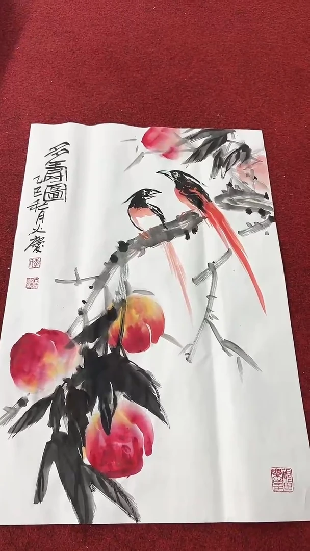 国画李火庆/国画/花鸟