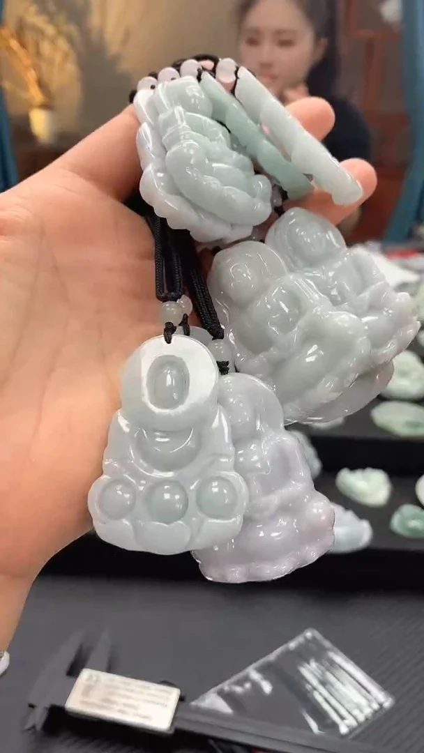 颈饰未镶嵌翡翠0158观音 多样性发一件
