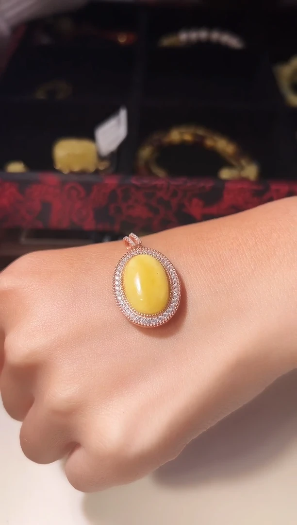 蜜蜡吊坠(不含链)未镶嵌蜜蜡吊坠