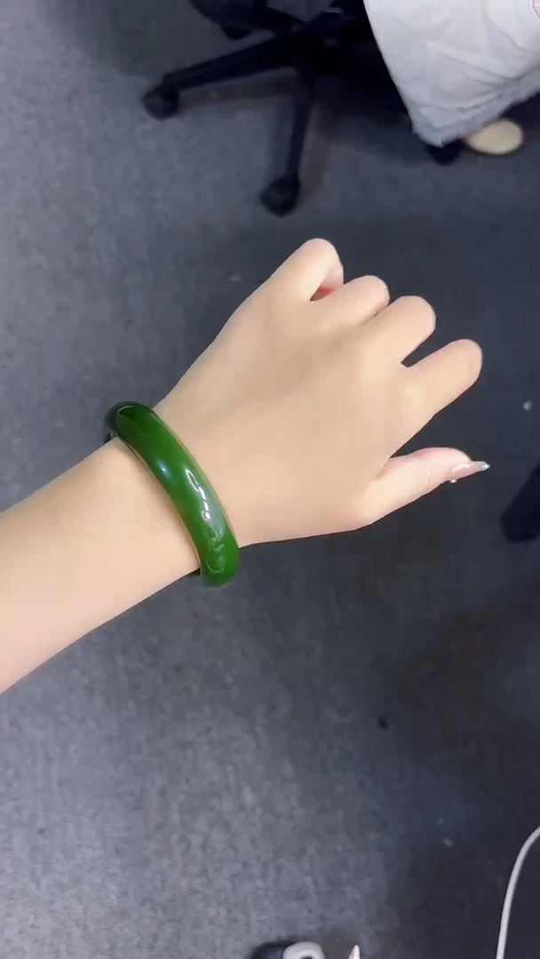 和田玉手镯未镶嵌125-1-59