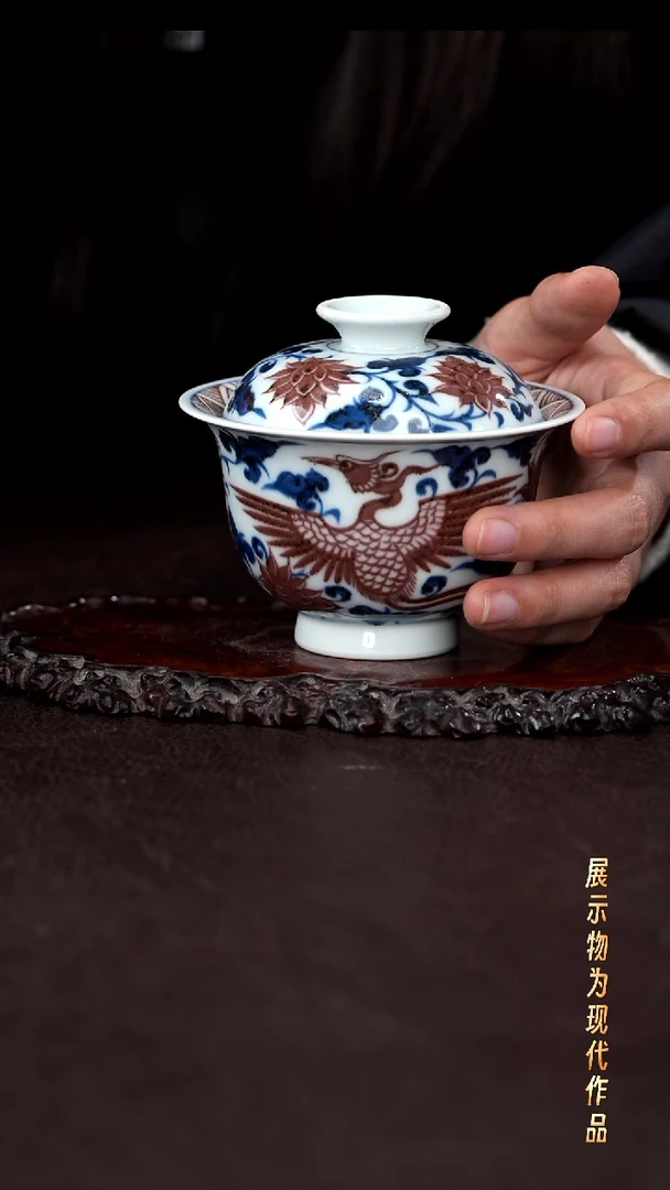 杯子陶景德镇全手工手绘瓷器！