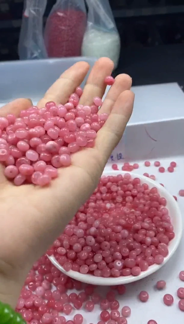 玛瑙/玉髓颈饰未镶嵌w1697红纹石算盘6*4mm*50颗
