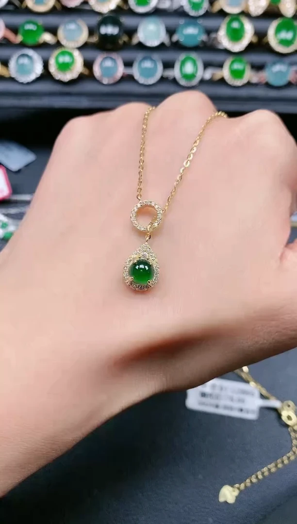 翡翠戒指银S925镶嵌11111111