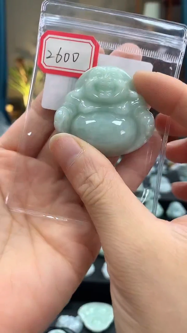颈饰未镶嵌翡翠佛公2600
