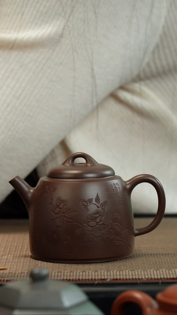 【闪购商品】紫砂茶壶老紫泥言念