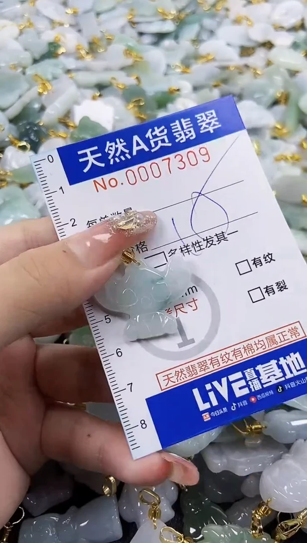 翡翠未镶嵌颈饰天然A货翡翠