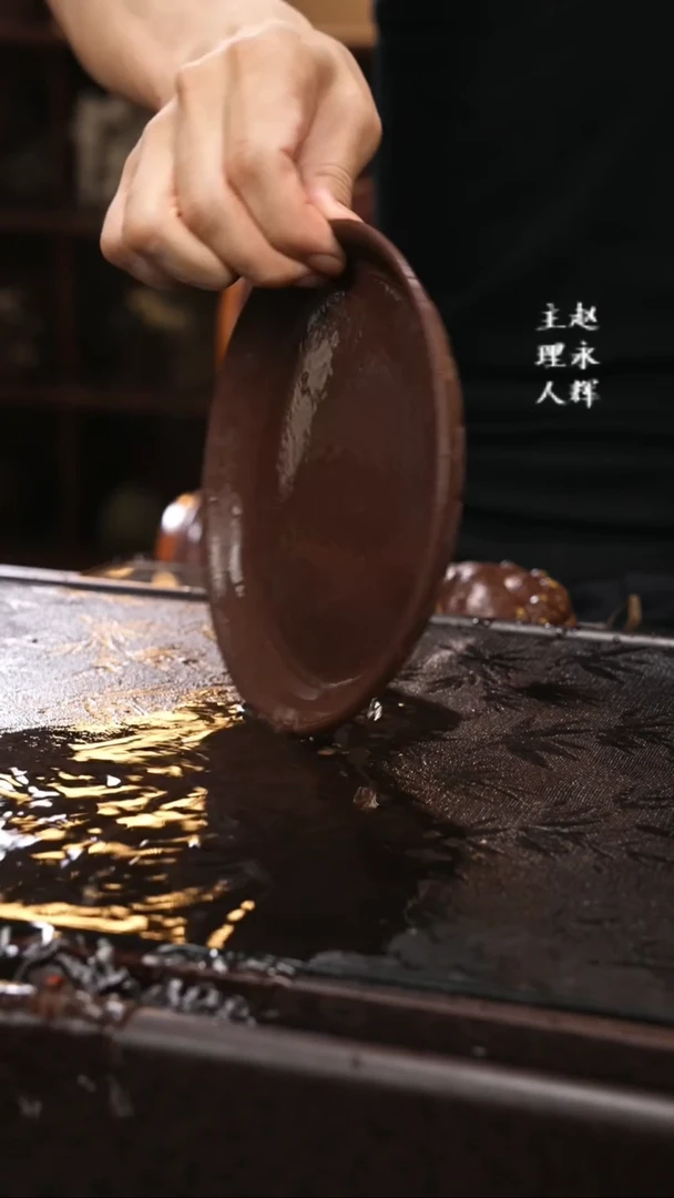 紫砂茶宠精工紫砂盘子