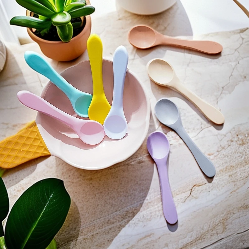 宠物用猫咪罐头勺子纯硅胶食品级材质幼猫狗湿粮喂食勺子宠物用品