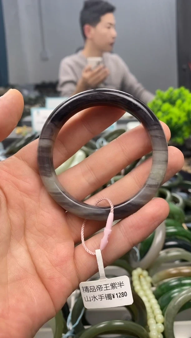 未镶嵌手镯和田玉52.5